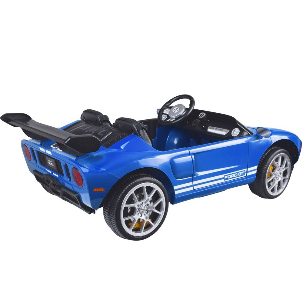 JOKO Elektrické autíčko Ford GT 4x4 24V, Dvojmiestne kožené sedadlo, penové kolesá, Nosnosť 60kg, modré