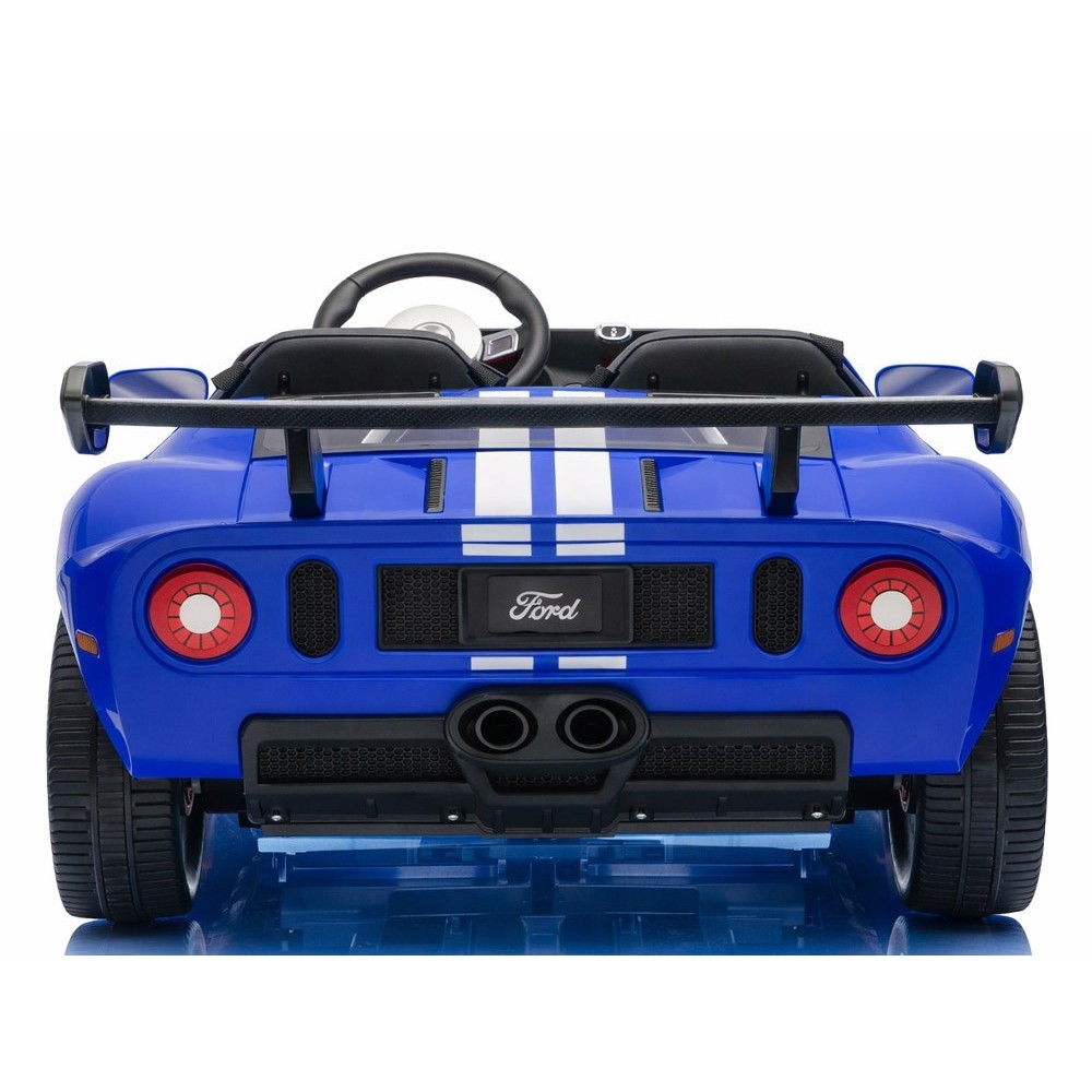 JOKO Elektrické autíčko Ford GT 4x4 24V, Dvojmiestne kožené sedadlo, penové kolesá, Nosnosť 60kg, modré