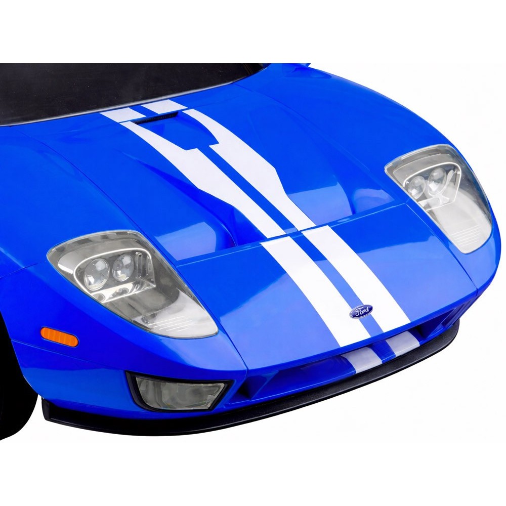 JOKO Elektrické autíčko Ford GT 4x4 24V, Dvojmiestne kožené sedadlo, penové kolesá, Nosnosť 60kg, modré