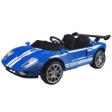 JOKO Elektrické autíčko Ford GT 4x4 24V, Dvojmiestne kožené sedadlo, penové kolesá, Nosnosť 60kg, modré