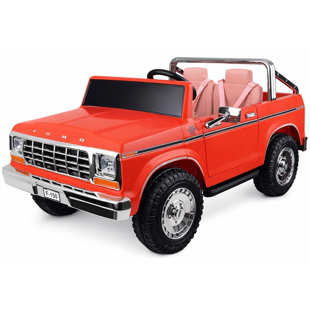 JOKO Elektrické autíčko Ford Bronco Pickup Classic 4X4 24V, Dvojmiestne kožené sedadlo, penové kolesá, FM rádio, nosnosť 60kg, č