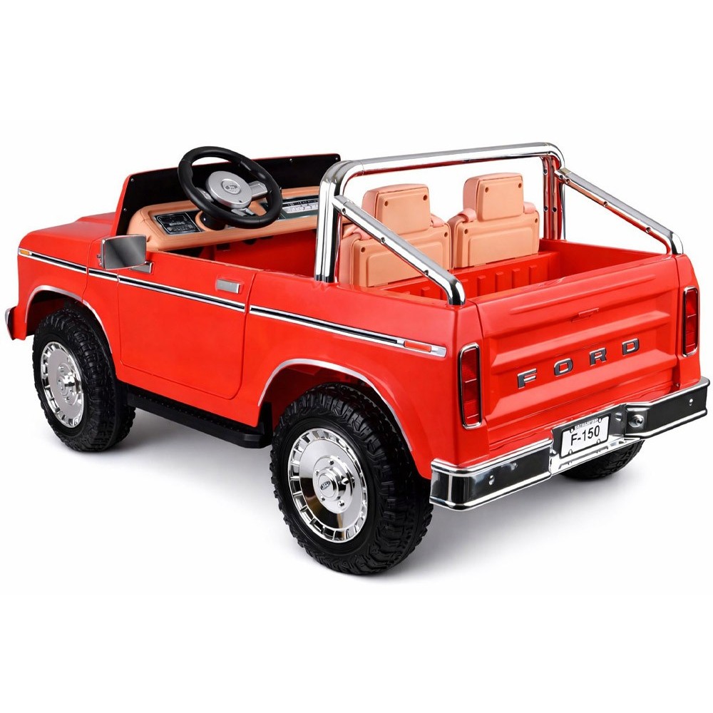 JOKO Elektrické autíčko Ford Bronco Pickup Classic 4X4 24V, Dvojmiestne kožené sedadlo, penové kolesá, FM rádio, nosnosť 60kg, č