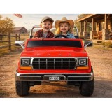 JOKO Elektrické autíčko Ford Bronco Pickup Classic 4X4 24V, Dvojmiestne kožené sedadlo, penové kolesá, FM rádio, nosnosť 60kg, č
