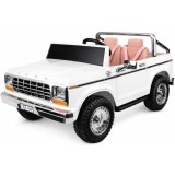 JOKO Elektrické autíčko Ford Bronco Pickup Classic 4X4 24V, Dvojmiestne kožené sedadlo, penové kolesá, FM rádio, nosnosť 60kg, b