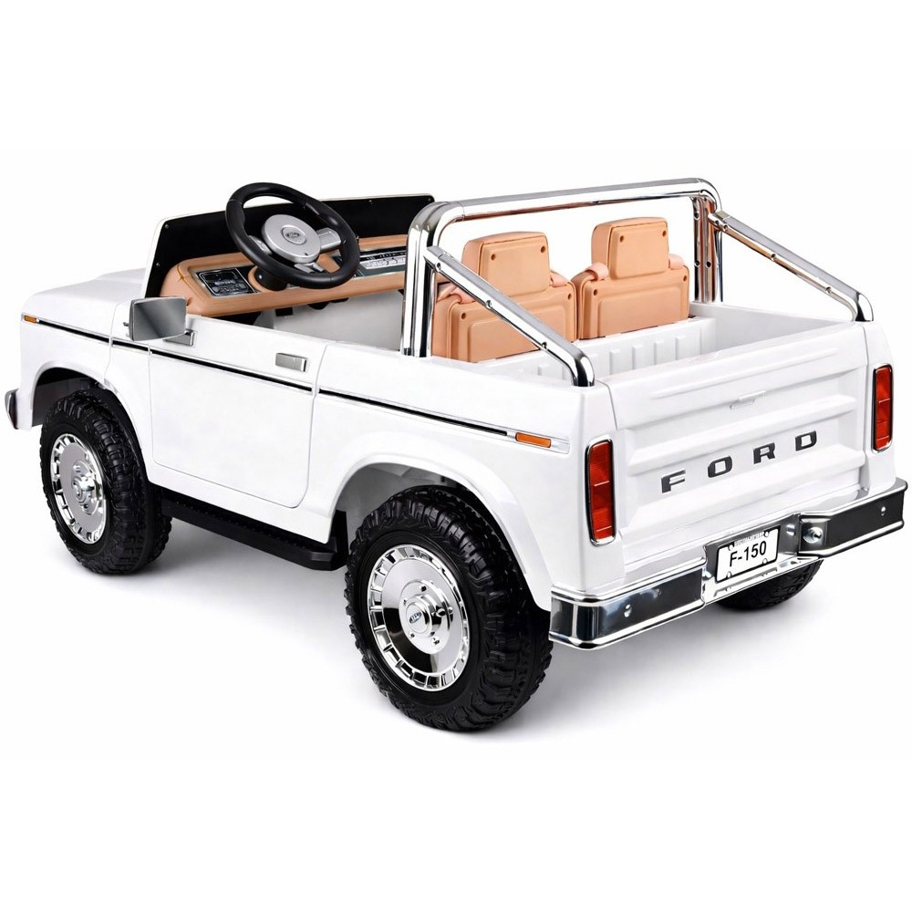 JOKO Elektrické autíčko Ford Bronco Pickup Classic 4X4 24V, Dvojmiestne kožené sedadlo, penové kolesá, FM rádio, nosnosť 60kg, b