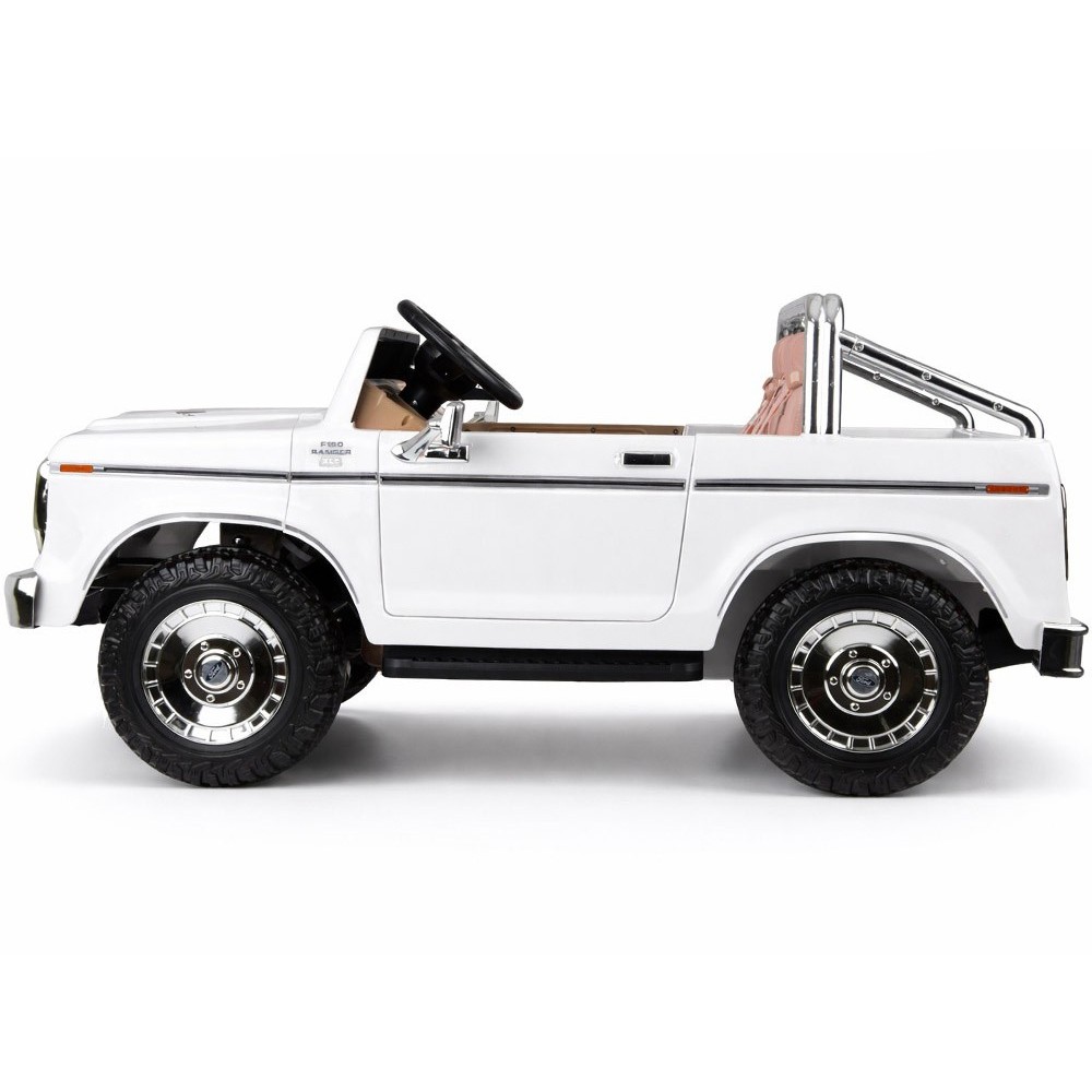 JOKO Elektrické autíčko Ford Bronco Pickup Classic 4X4 24V, Dvojmiestne kožené sedadlo, penové kolesá, FM rádio, nosnosť 60kg, b