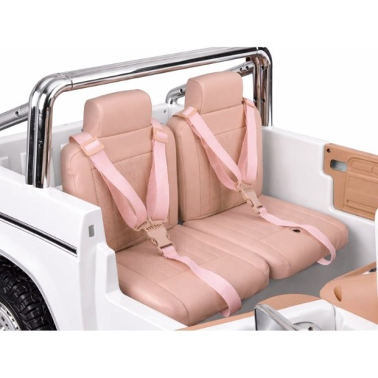 JOKO Elektrické autíčko Ford Bronco Pickup Classic 4X4 24V, Dvojmiestne kožené sedadlo, penové kolesá, FM rádio, nosnosť 60kg, b