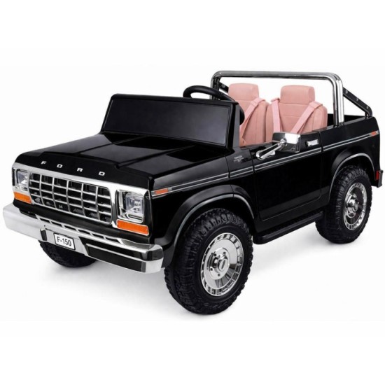 JOKO Elektrické autíčko Ford Bronco Pickup Classic 4X4 24V, Dvojmiestne kožené sedadlo, penové kolesá, FM rádio, nosnosť 60kg, č