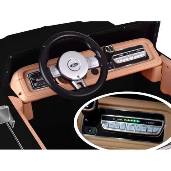JOKO Elektrické autíčko Ford Bronco Pickup Classic 4X4 24V, Dvojmiestne kožené sedadlo, penové kolesá, FM rádio, nosnosť 60kg, č