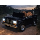 JOKO Elektrické autíčko Ford Bronco Pickup Classic 4X4 24V, Dvojmiestne kožené sedadlo, penové kolesá, FM rádio, nosnosť 60kg, č