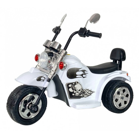 JOKO Elektrická motorka Hot Chopper, biela