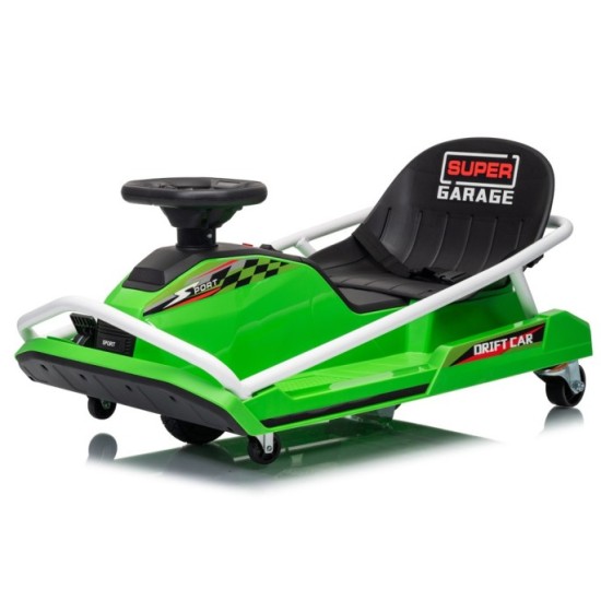 JOKO Elektrické autíčko Motokára s Driftom, rýchlosť 14km, nosnosť 50kg, zelená