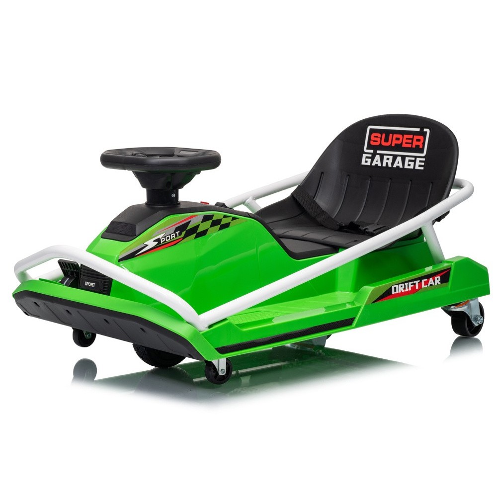 JOKO Elektrické autíčko Motokára s Driftom, rýchlosť 14km, nosnosť 50kg, zelená