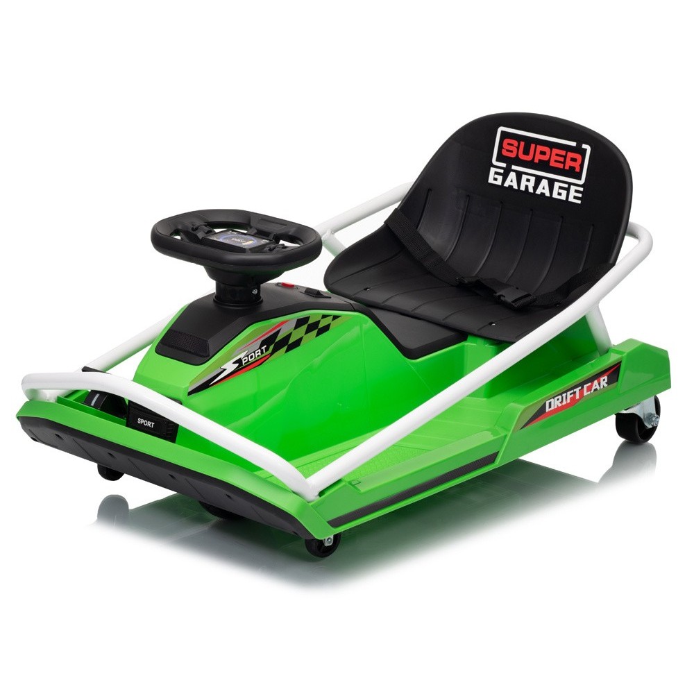 JOKO Elektrické autíčko Motokára s Driftom, rýchlosť 14km, nosnosť 50kg, zelená