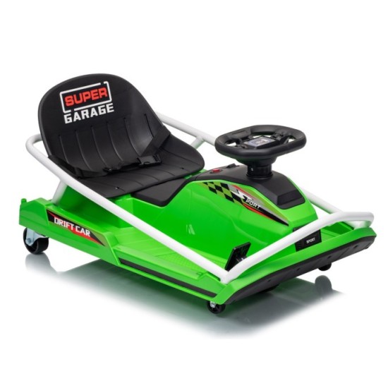 JOKO Elektrické autíčko Motokára s Driftom, rýchlosť 14km, nosnosť 50kg, zelená