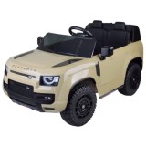 JOKO Elektrické autíčko Land Rover Defender 4x4 24V, Dvojmiestne, nosnosť 50kg, FM rádio, béžové