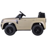 JOKO Elektrické autíčko Land Rover Defender 4x4 24V, Dvojmiestne, nosnosť 50kg, FM rádio, béžové