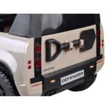 JOKO Elektrické autíčko Land Rover Defender 4x4 24V, Dvojmiestne, nosnosť 50kg, FM rádio, béžové