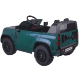 JOKO Elektrické autíčko Land Rover Defender 4x4 24V, dvojmiestne, nosnosť 50kg, FM rádio, zelené