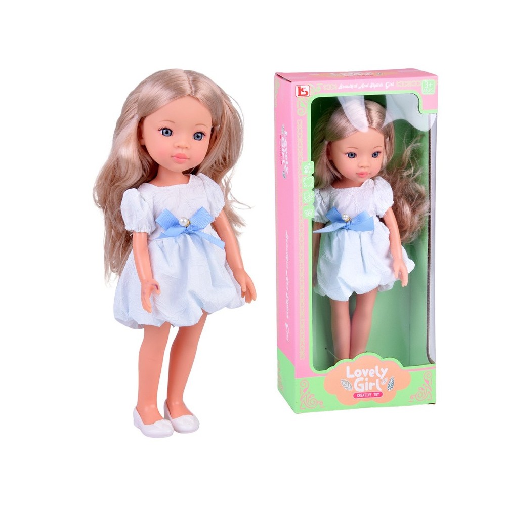 JOKO Bábika Blondína s dlhými vlasmi 33cm