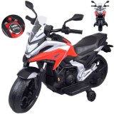 JOKO Elektrická Motorka Honda NC750X, USB a MP3, nosnosť 35kg, červená