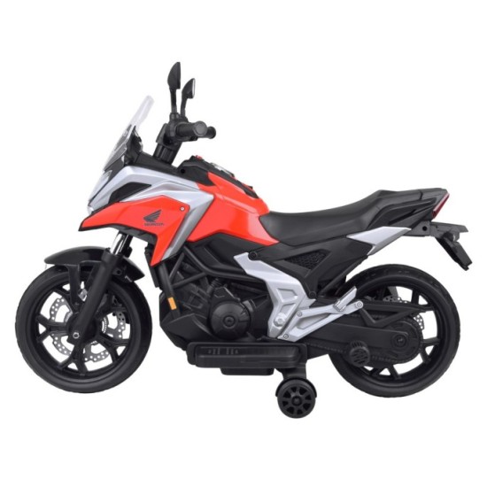 JOKO Elektrická Motorka Honda NC750X, USB a MP3, nosnosť 35kg, červená