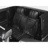 JOKO Elektrické Autíčko Mercedes G 63 AMG Class 4x4 s LCD Displejom, DVOJMIESTNE kožené sedadlo, Nosnosť 80kg, FM rádio, čierne