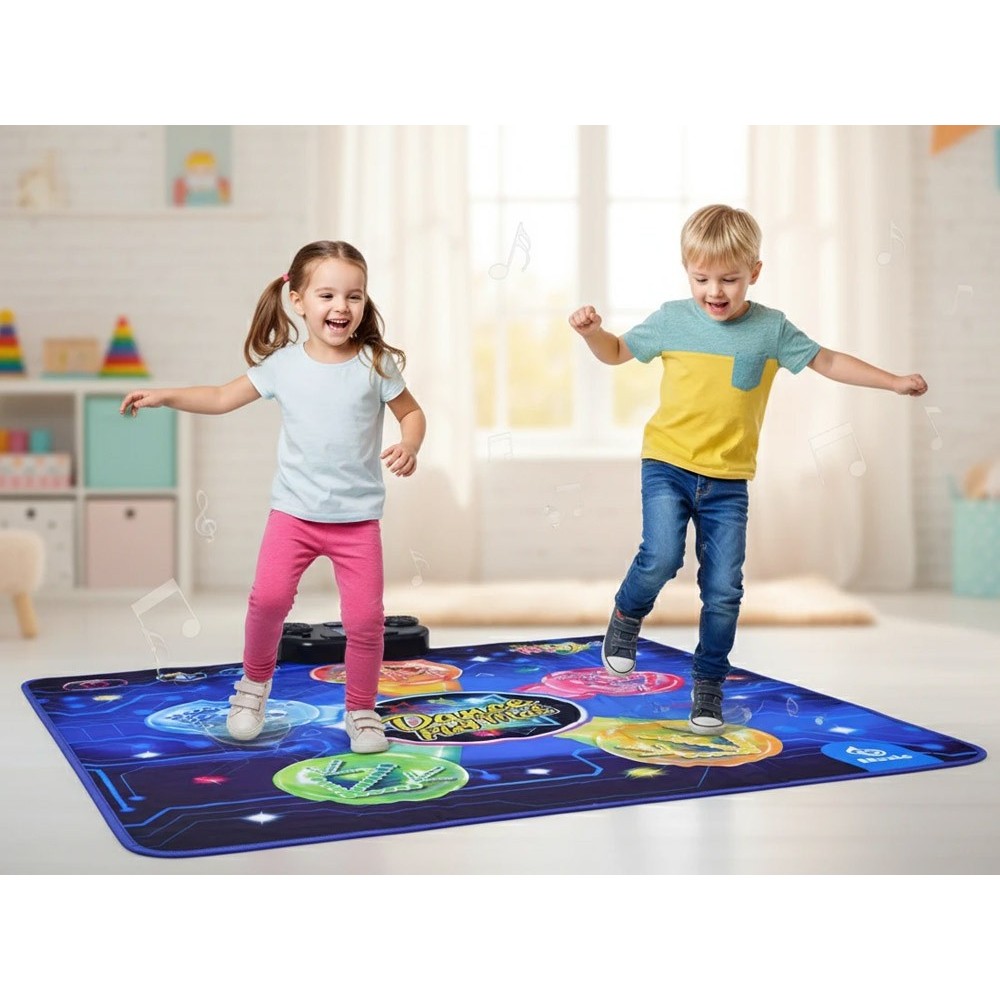 JOKO Veľká Tanečná Hudobná Podložka Twister 100 cm x 90 cm