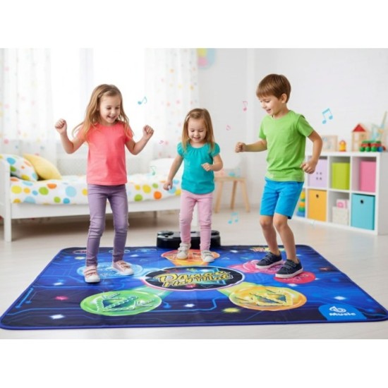 JOKO Veľká Tanečná Hudobná Podložka Twister 100 cm x 90 cm