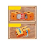 JOKO Magnetické kocky, Magnetická Vlaková autodráha 147ks s Vláčikom na batérie, USB nabíjačka