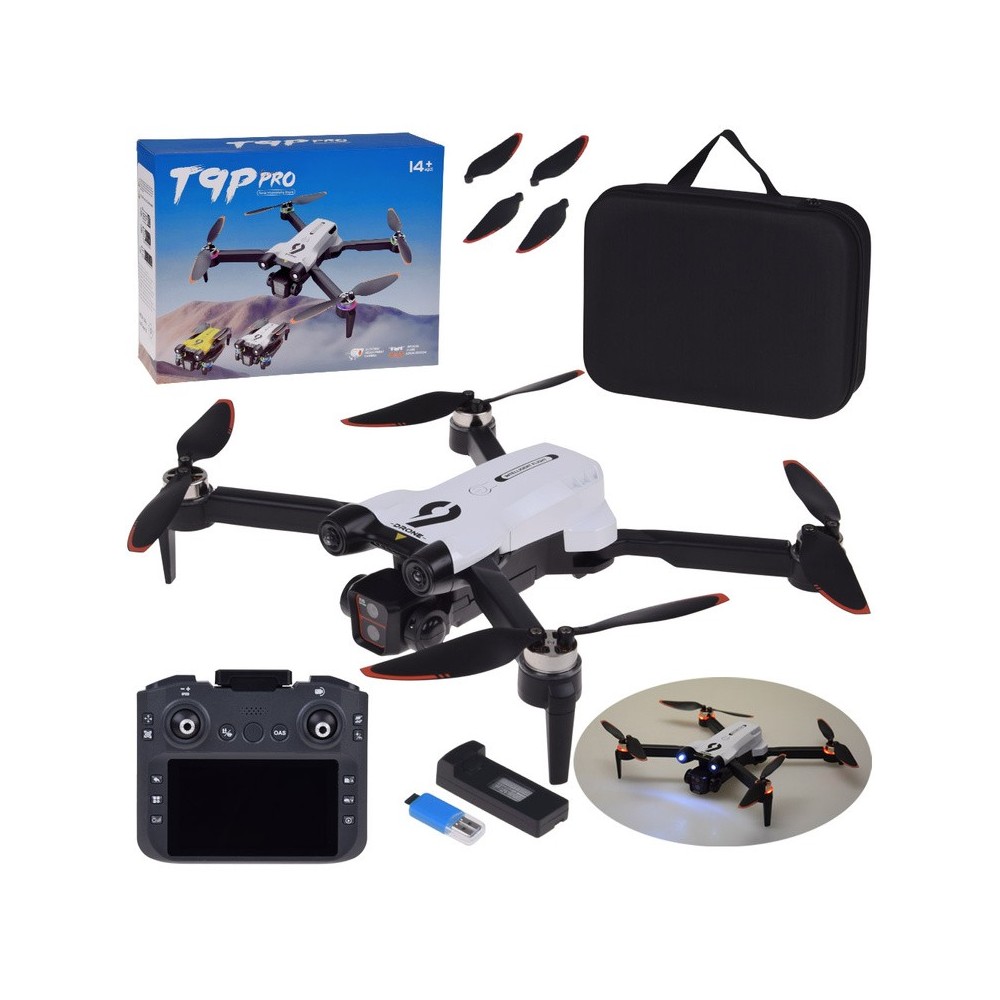 Drone with camera - remote-controlled quadrocopter + memory card RC0756