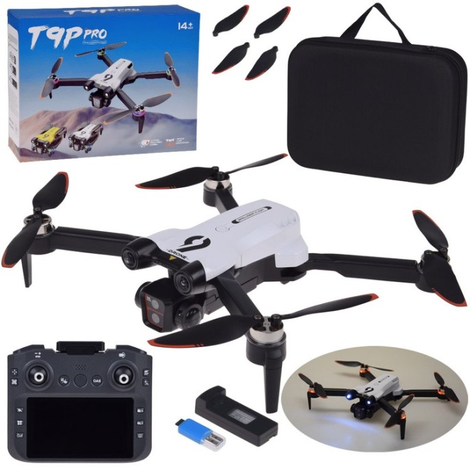Drone with camera - remote-controlled quadrocopter + memory card RC0756