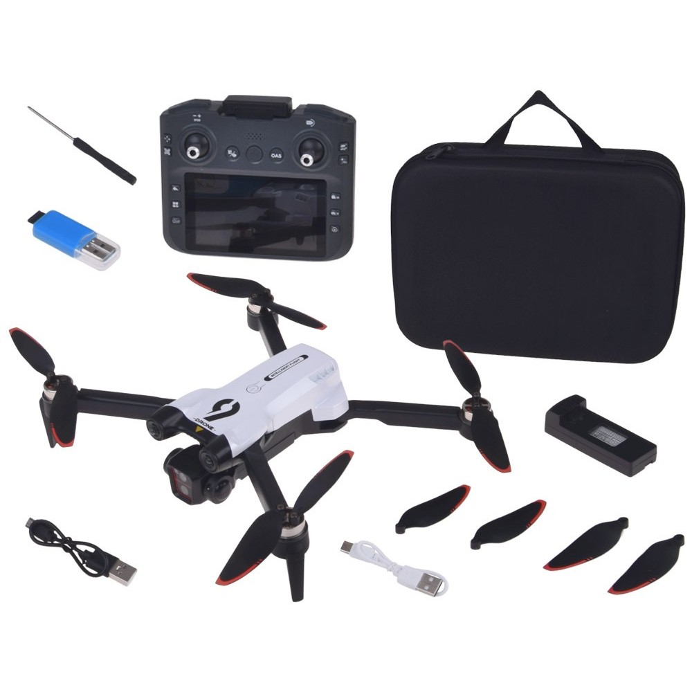 Drone with camera - remote-controlled quadrocopter + memory card RC0756