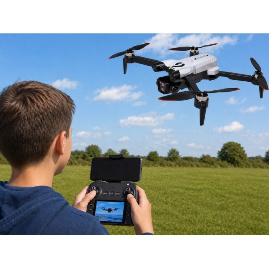 Drone with camera - remote-controlled quadrocopter + memory card RC0756