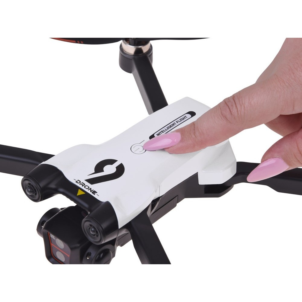 Drone with camera - remote-controlled quadrocopter + memory card RC0756