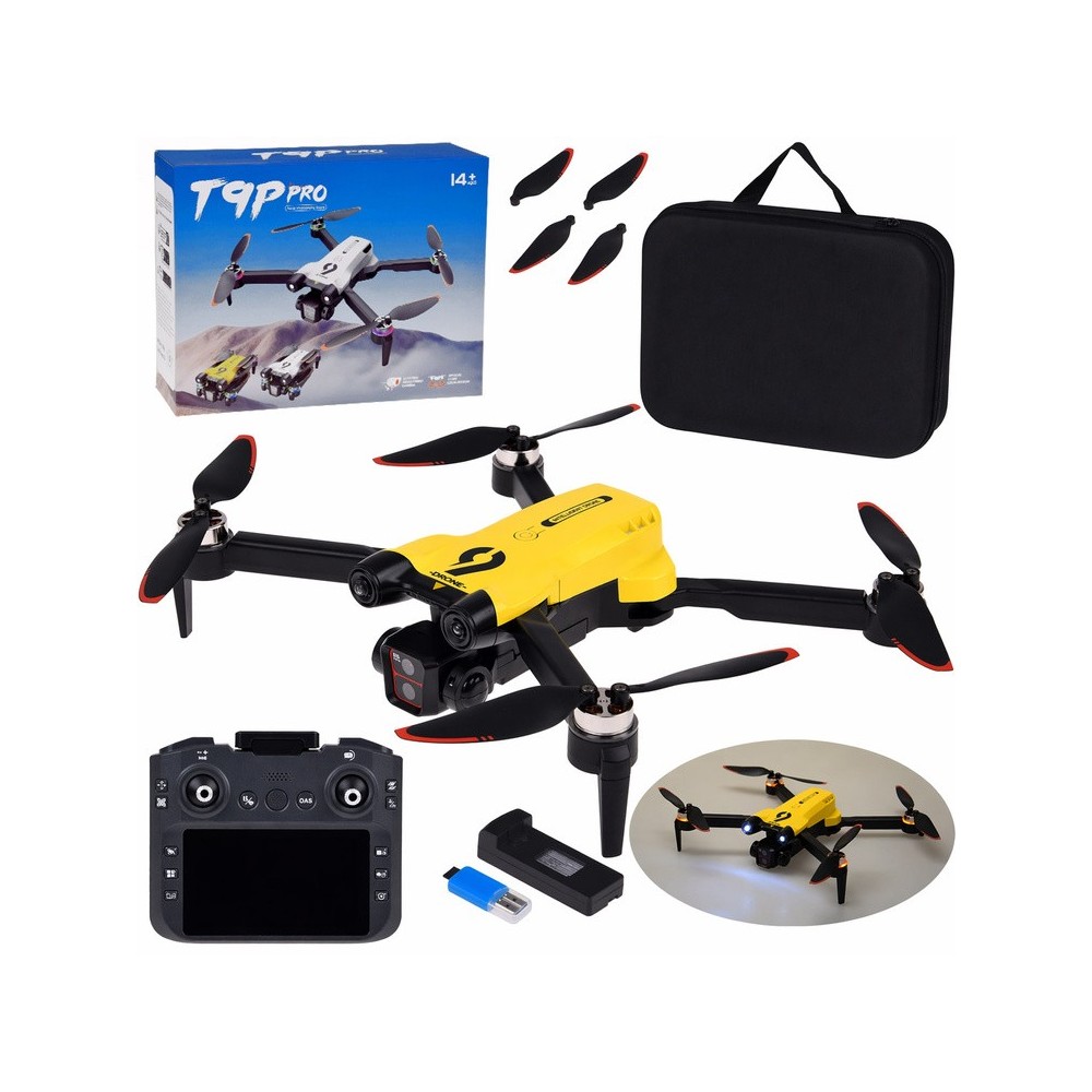 Drone with camera - remote-controlled quadrocopter + memory card RC0756