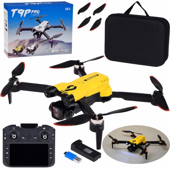 Drone with camera - remote-controlled quadrocopter + memory card RC0756