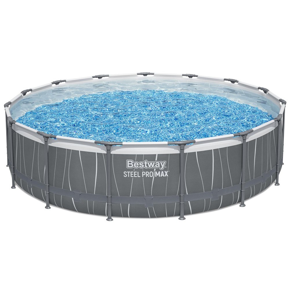 Bestway 561GD Bazén s Kovovou Konštrukciou Steel Pro Max 457x107cm a filtračným čerpadlom + LED svetlo na diaľkové ovládanie, pl