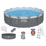 Bestway 561GD Bazén s Kovovou Konštrukciou Steel Pro Max 457x107cm a filtračným čerpadlom + LED svetlo na diaľkové ovládanie, pl