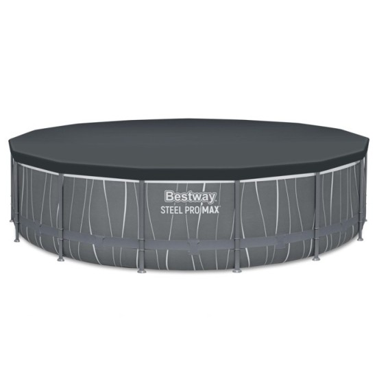 Bestway 561GD Bazén s Kovovou Konštrukciou Steel Pro Max 457x107cm a filtračným čerpadlom + LED svetlo na diaľkové ovládanie, pl