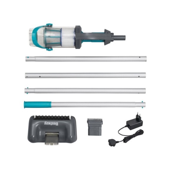 Bestawy 58946 Ručný Bazénový Vysávač AquaGrip Cordless Handheld Pool Vacuum Cleaner Bezdrôtový + 2 hlavice