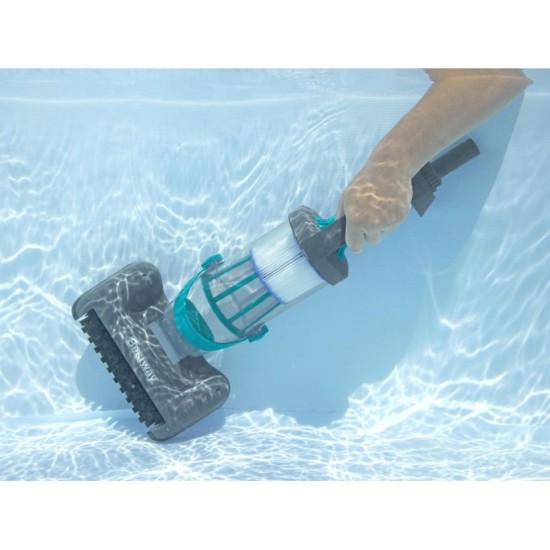 Bestawy 58946 Ručný Bazénový Vysávač AquaGrip Cordless Handheld Pool Vacuum Cleaner Bezdrôtový + 2 hlavice
