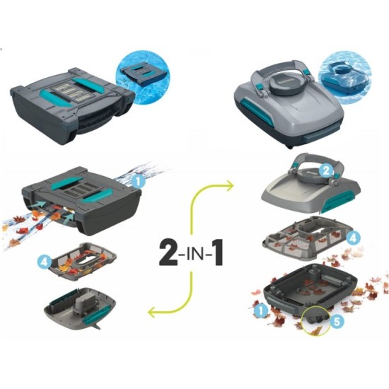 Bestway 58942 Bazénový Výsávač AquaTronix ProG300 Cordless Pool Vacuum Cleaner + Skimmer, bezdrôtový