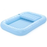 Bestway 43838 Nafukovací Matrac Sun-Kissed™ 214x155cm s vankúšom + držiak na pohár, nosnsoť 100kg, modrý