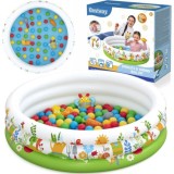 Bestway 52466 Detský Nafukovací Bazén Malý Záhradník s loptičkami 50ks + Nafukovacie hračky 102x25cm