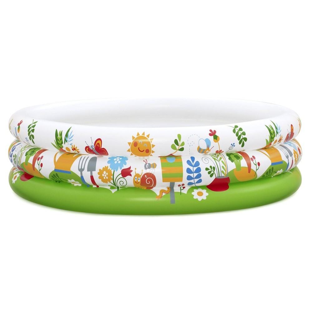 Bestway 52466 Detský Nafukovací Bazén Malý Záhradník s loptičkami 50ks + Nafukovacie hračky 102x25cm