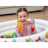 Bestway 52466 Detský Nafukovací Bazén Malý Záhradník s loptičkami 50ks + Nafukovacie hračky 102x25cm