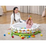 Bestway 52466 Detský Nafukovací Bazén Malý Záhradník s loptičkami 50ks + Nafukovacie hračky 102x25cm