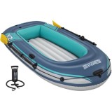 Bestway Nafukovací Čln TREK X2 Raftingová sada, nosnosť 250 kg, 232x118 cm + veslá a pumpa