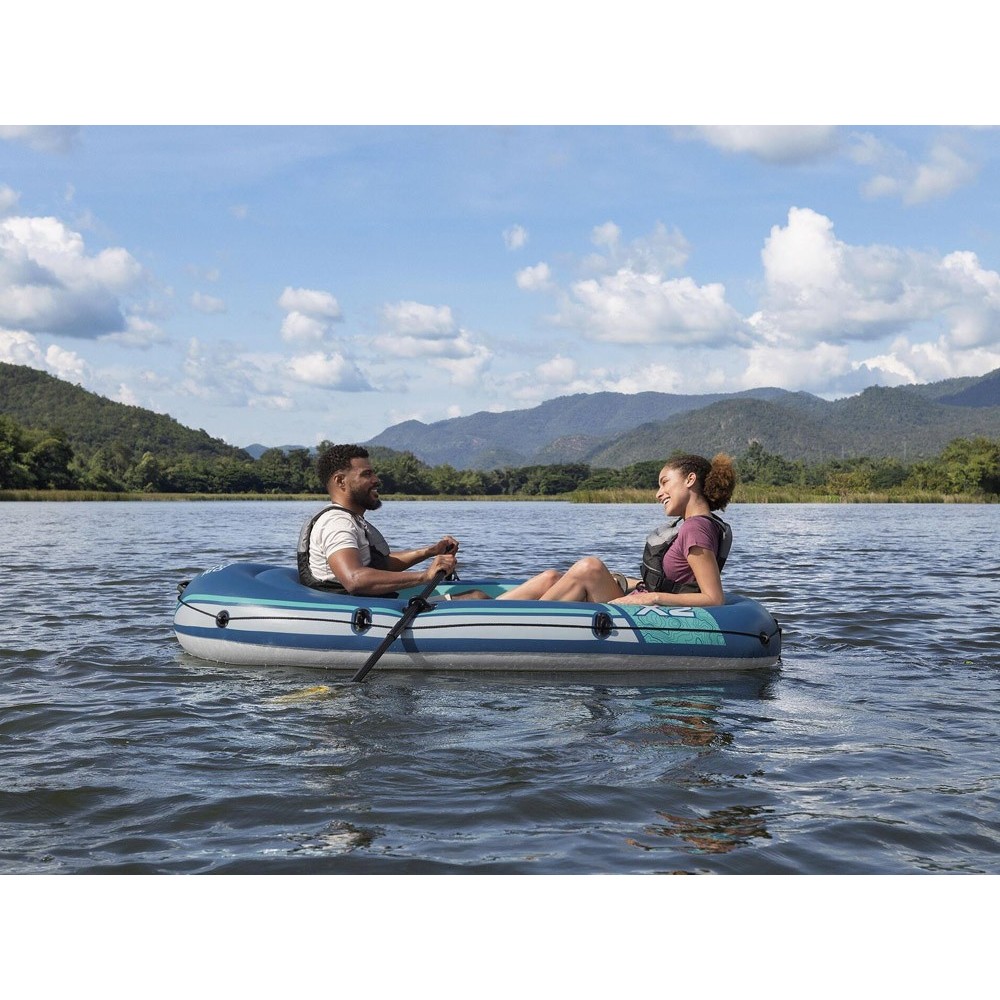 Bestway Nafukovací Čln TREK X2 Raftingová sada, nosnosť 250 kg, 232x118 cm + veslá a pumpa